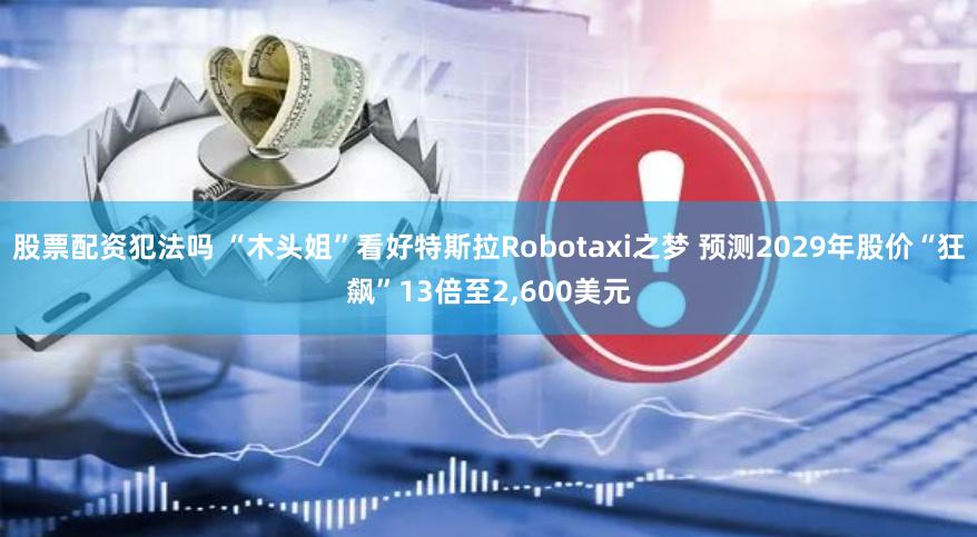 股票配资犯法吗 “木头姐”看好特斯拉Robotaxi之梦 预测2029年股价“狂飙”13倍至2,600美元